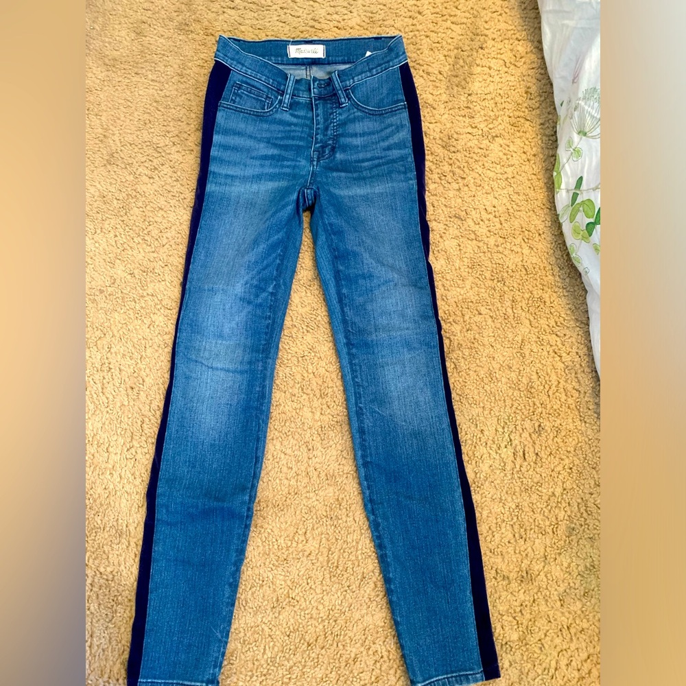 Hi rise skinny jeans